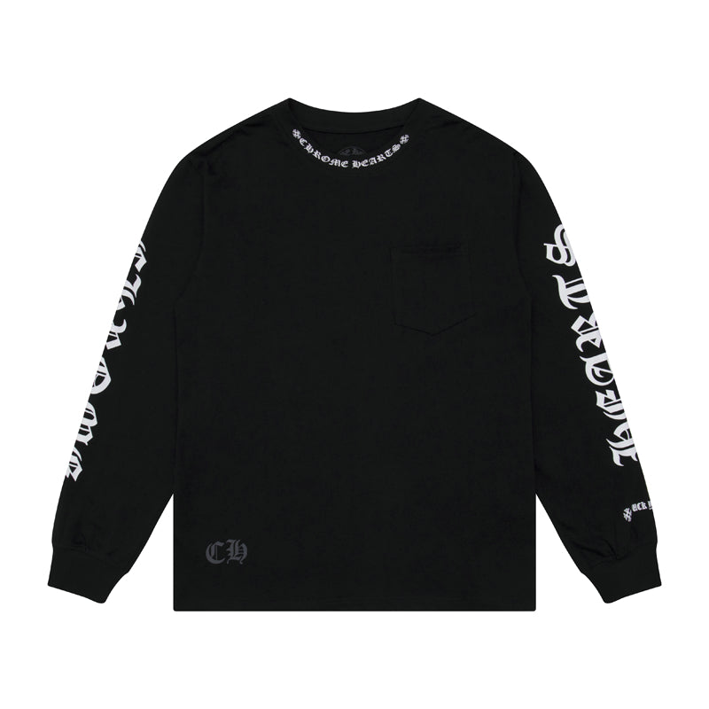 Chrome Hearts Men's Long-Sleeve  Sweatshirt K9011