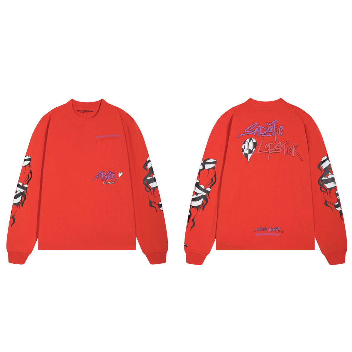 Chrome Hearts Men's Long-Sleeve Sweatshirt K8013