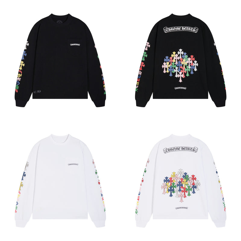 Chrome Hearts Men's Long-Sleeve Sweatshirt K8015
