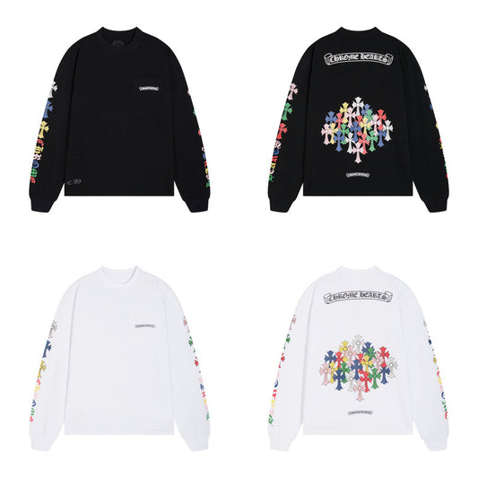 Chrome Hearts Men's Long-Sleeve Sweatshirt K8015
