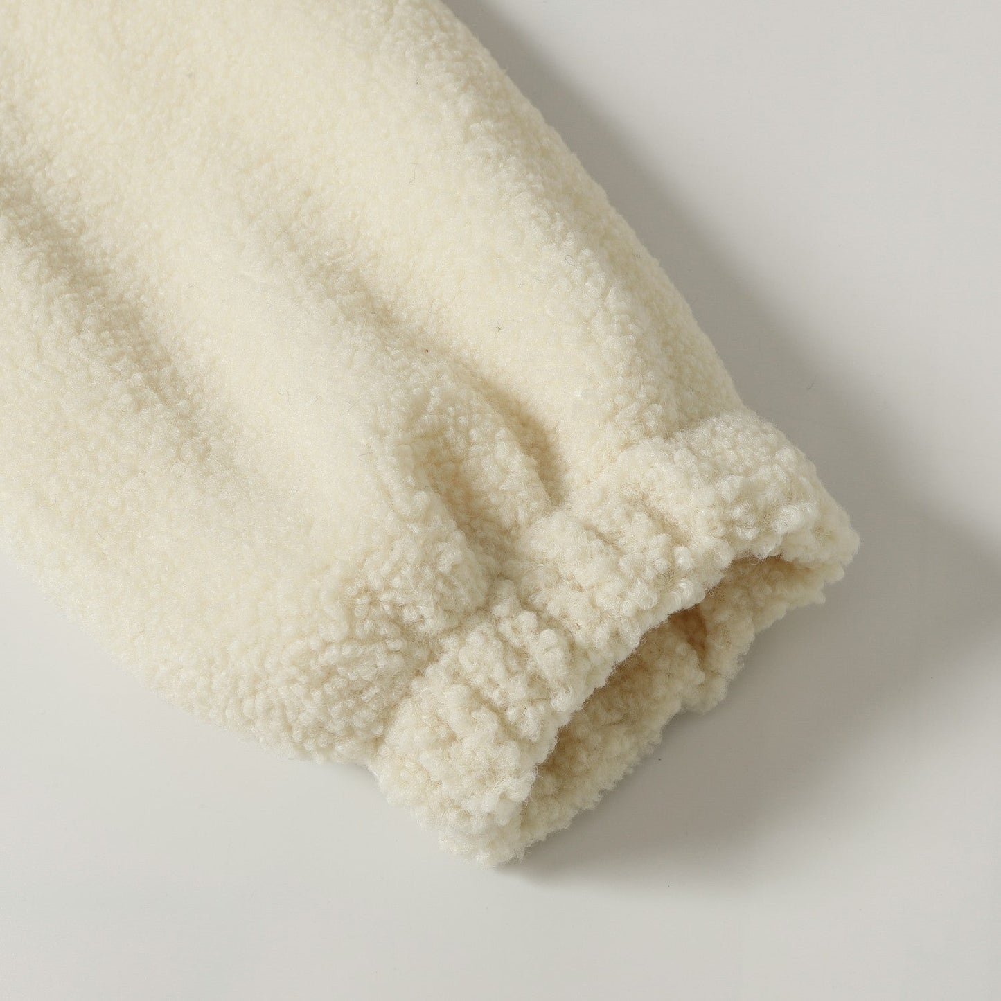 Chrome Hearts Horseshoe Embroidered Sherpa Jacket - Black Cream Gothic Coat 825